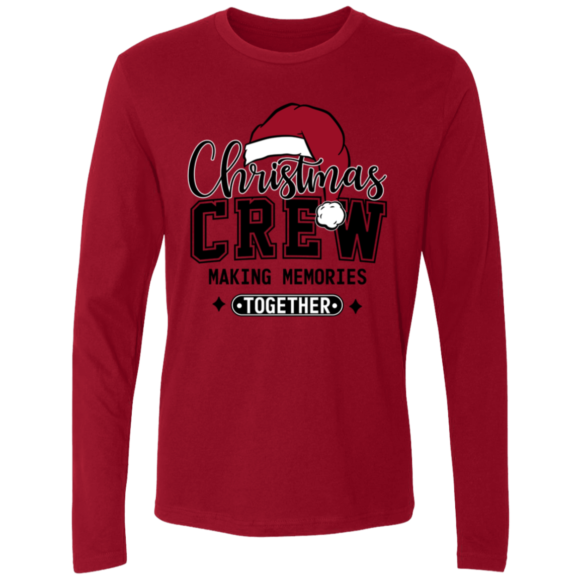 Christmas Crew Sweatshirt or Long Sleeve T-Shirt | Holiday Family Outfit | Making Memories Together