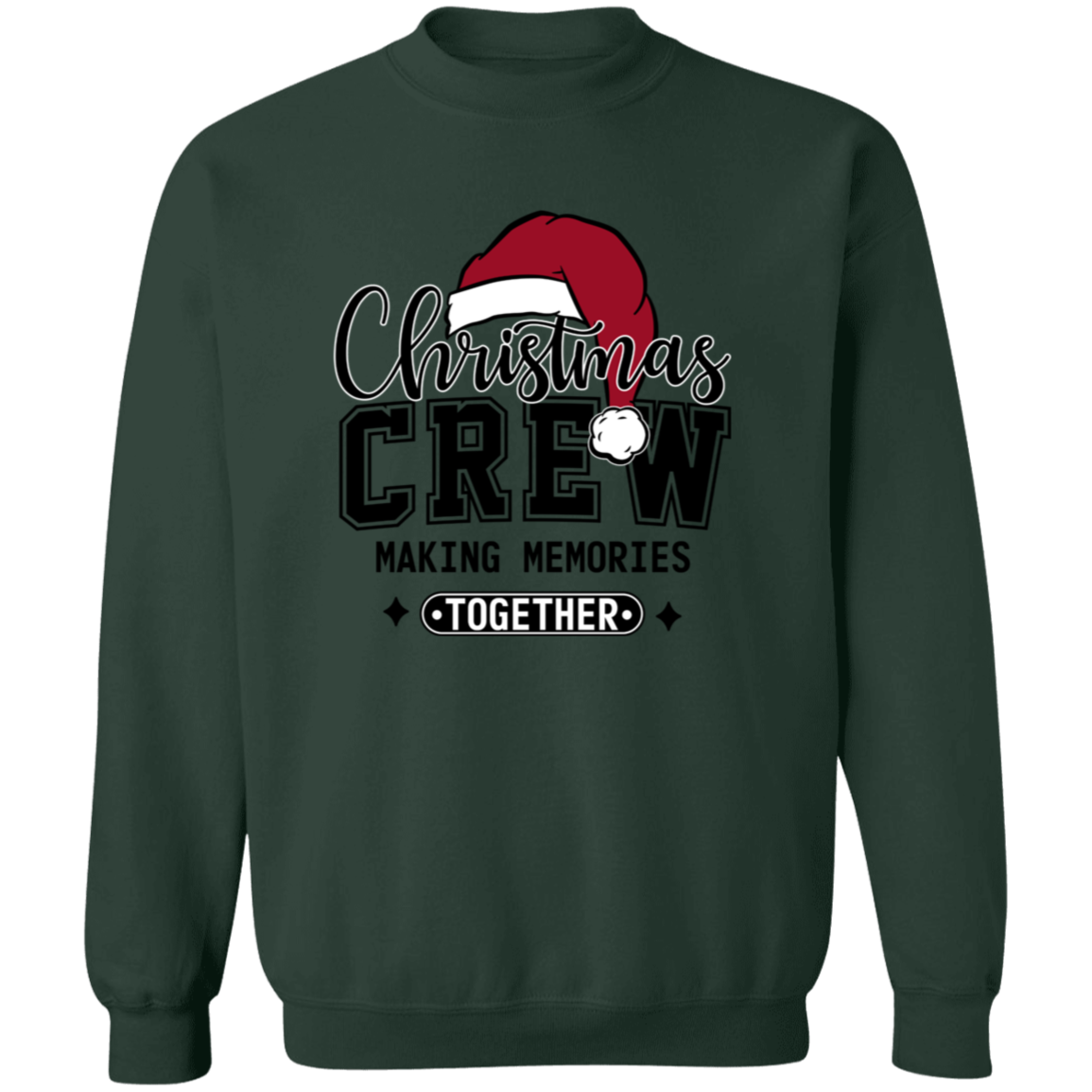 Christmas Crew Sweatshirt or Long Sleeve T-Shirt | Holiday Family Outfit | Making Memories Together