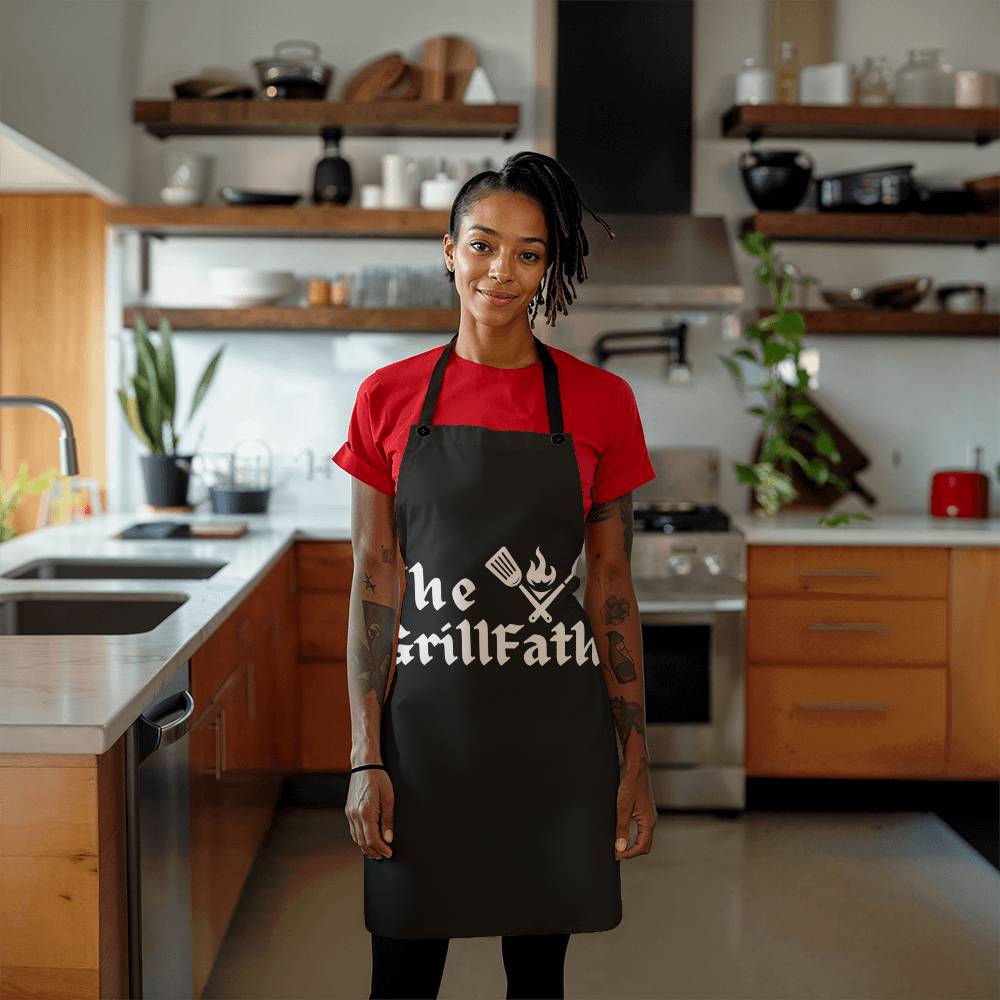 GrillFather BBQ Apron For Men | Chef Gifts