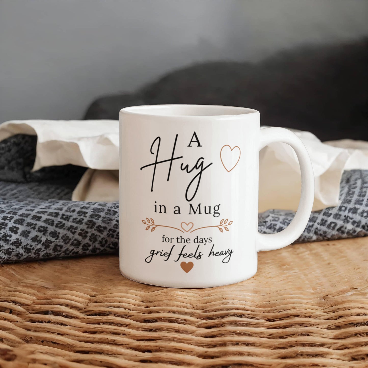 A Hug in a Mug™ Grief Support Coffee Mug | Sympathy Gift for Loss of a Loved One