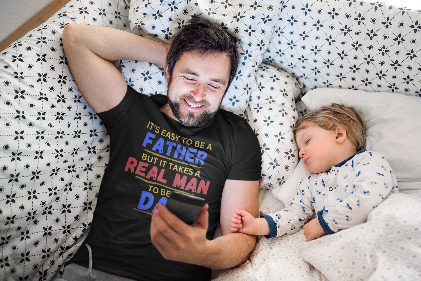 Father | Real Man | Dad T-Shirt | Father's Day Gift