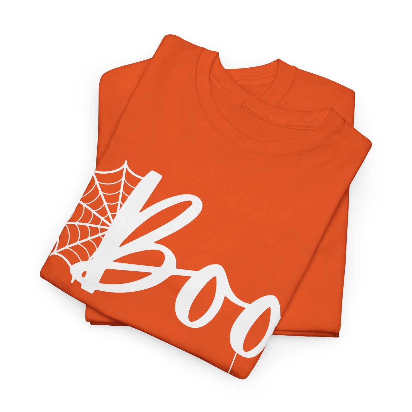 Halloween Boo Cotton Tee | Spooky Spider T-shirt