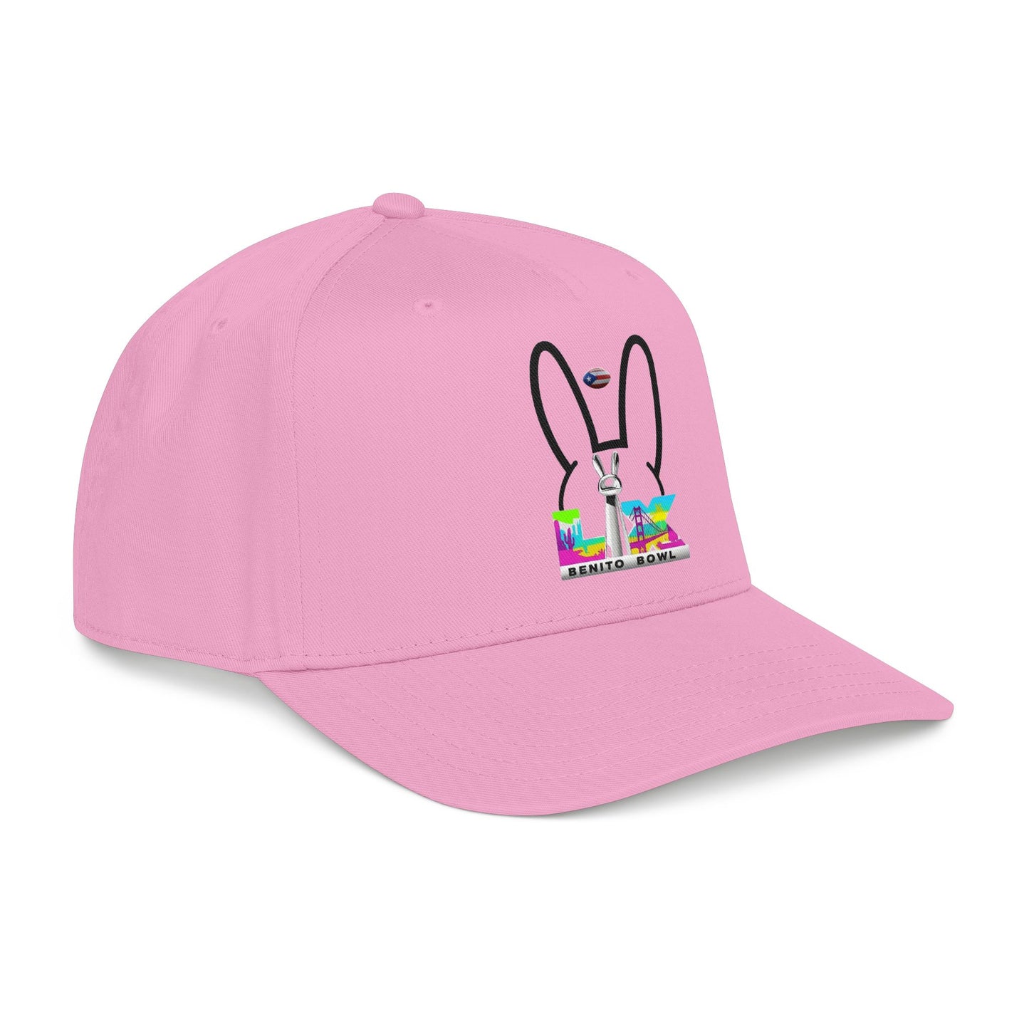 Bunny Ears Snapback Baseball Cap | Streetwear Style for Adults | Adjustable 5-Panel Hat