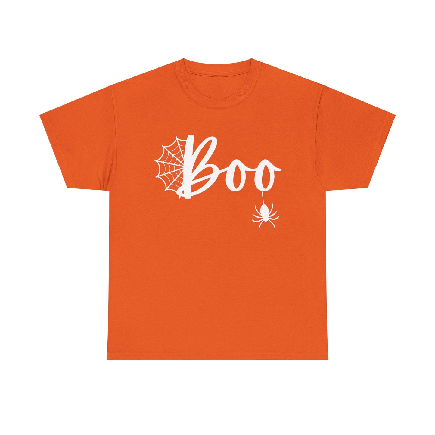 Halloween Boo Cotton Tee | Spooky Spider T-shirt