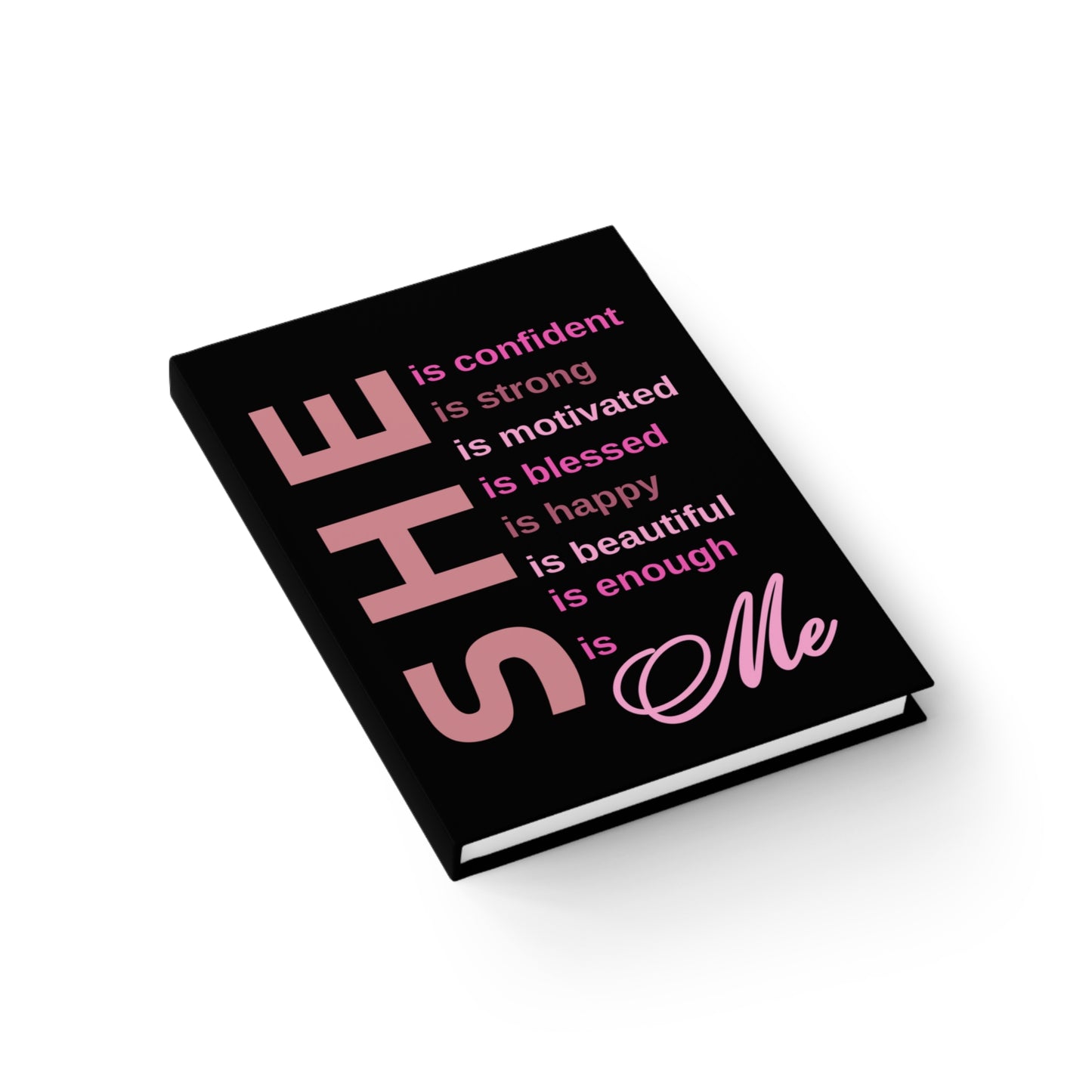 She Is Me Journal - Ruled Line Pages