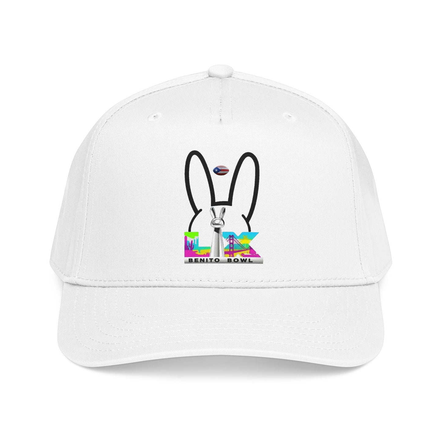 Bunny Ears Snapback Baseball Cap | Streetwear Style for Adults | Adjustable 5-Panel Hat