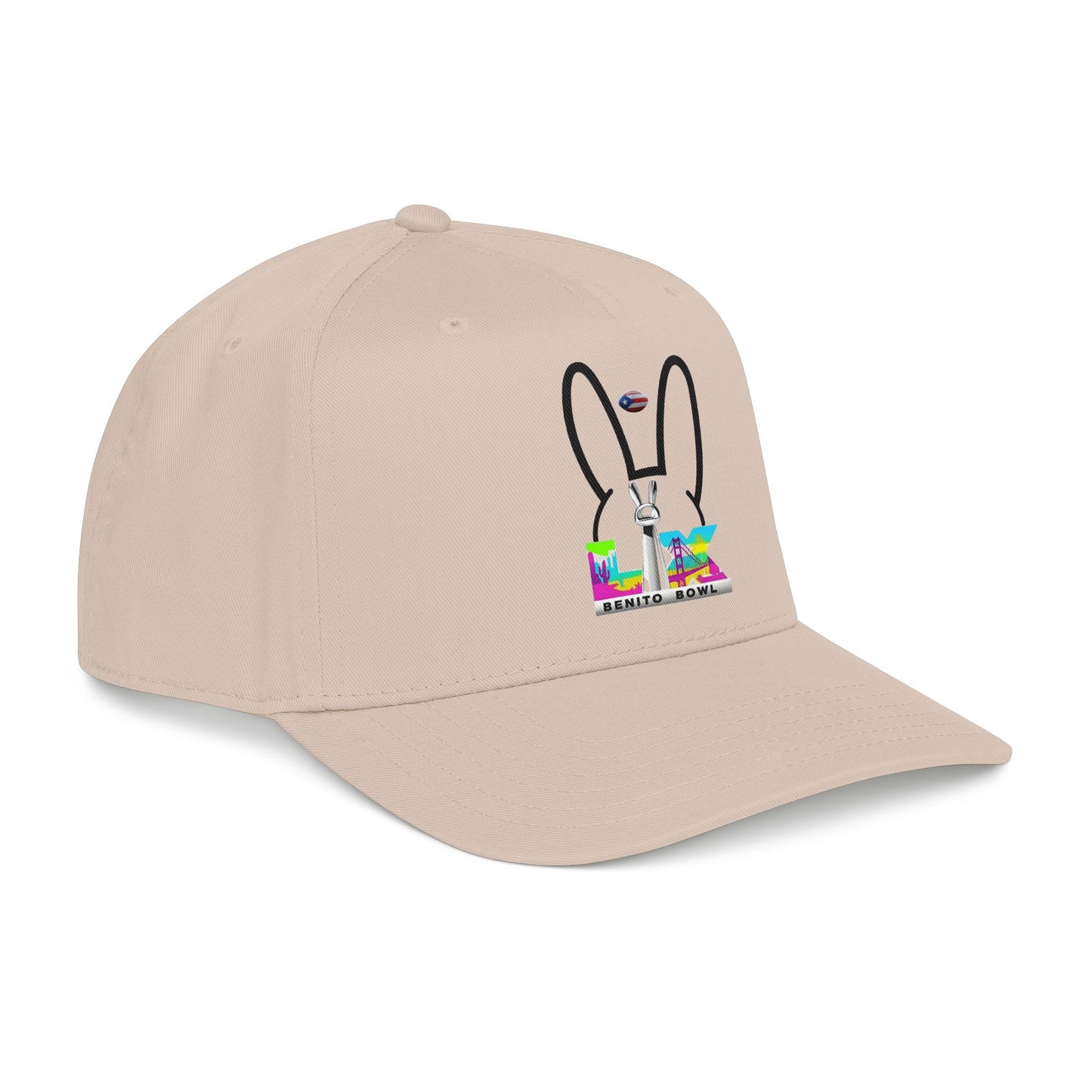 Bunny Ears Snapback Baseball Cap | Streetwear Style for Adults | Adjustable 5-Panel Hat