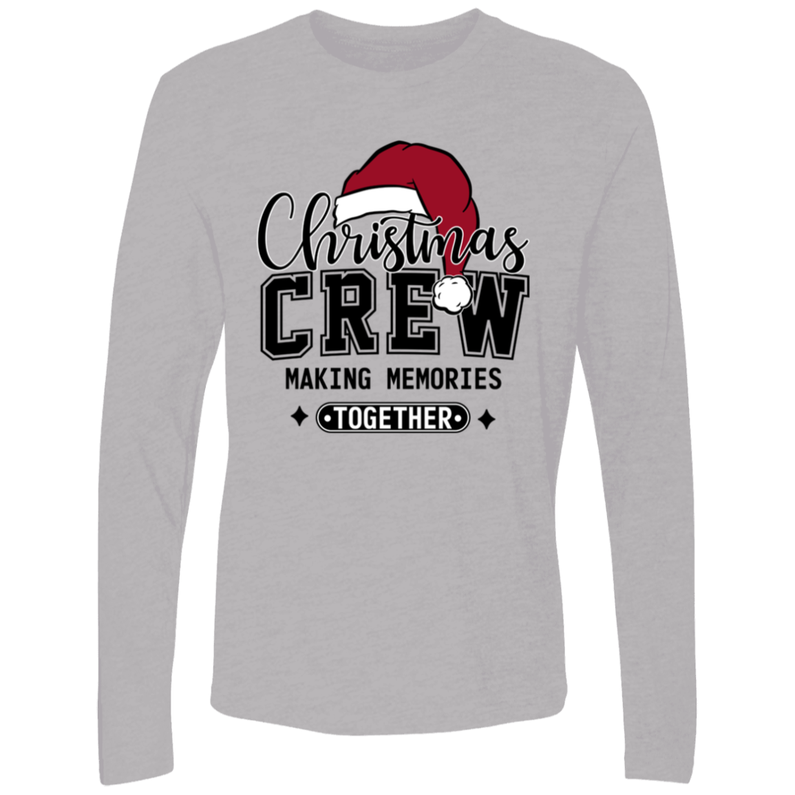 Christmas Crew Sweatshirt or Long Sleeve T-Shirt | Holiday Family Outfit | Making Memories Together