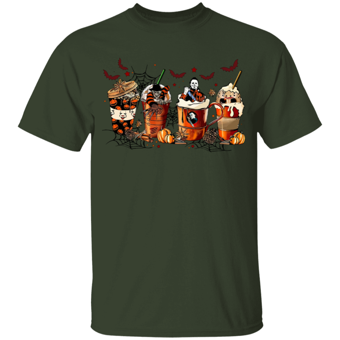 Spooky Halloween Drinks Youth | 100% Cotton T-Shirt