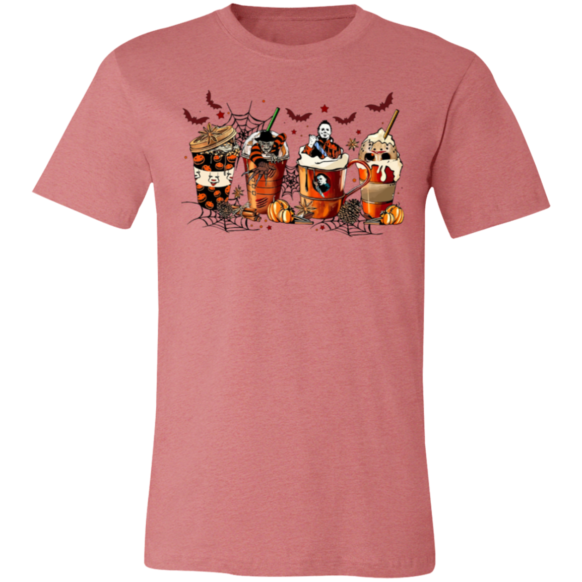 Spooky Halloween Drinks | Jersey Short-Sleeve T-Shirt