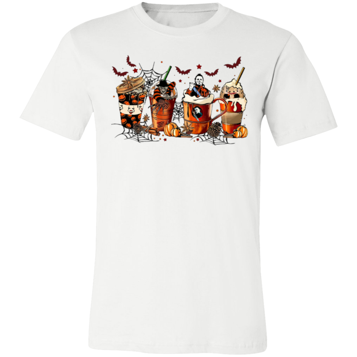 Spooky Halloween Drinks | Jersey Short-Sleeve T-Shirt