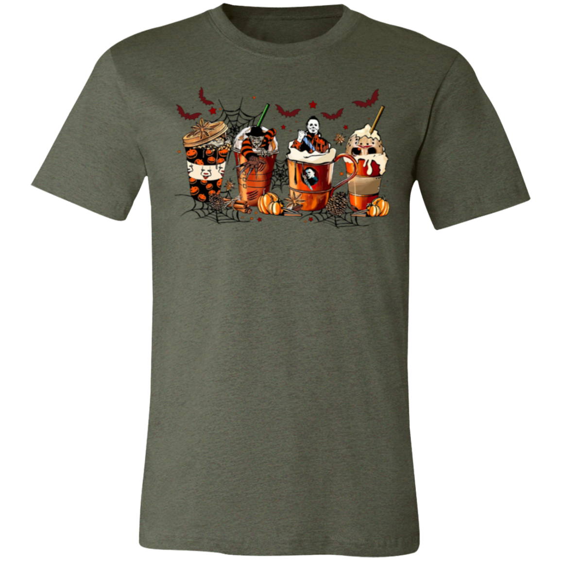 Spooky Halloween Drinks | Jersey Short-Sleeve T-Shirt