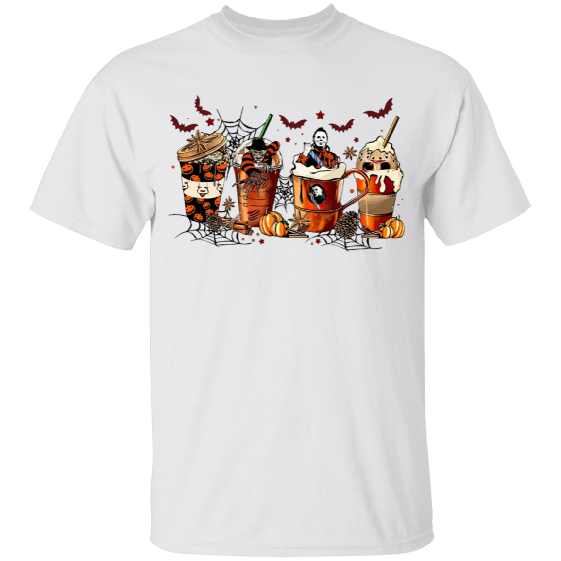 Spooky Halloween Drinks Youth | 100% Cotton T-Shirt