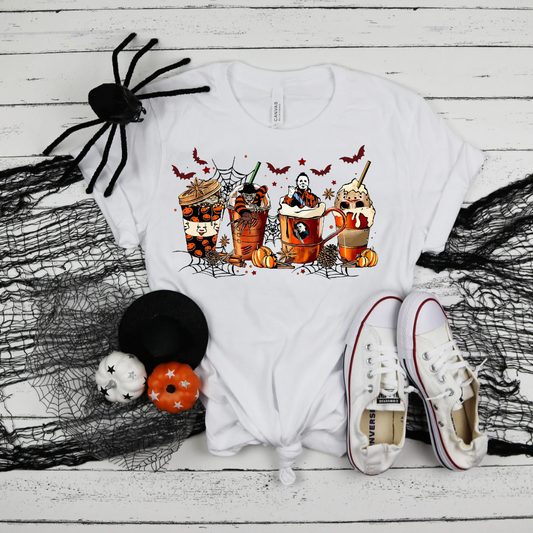 Spooky Halloween Drinks | Jersey Short-Sleeve T-Shirt
