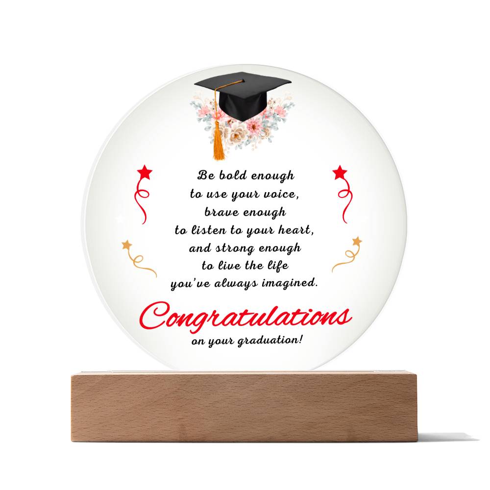 Congratulations Graduate | Acrylic Graduation Keepsake Plaque