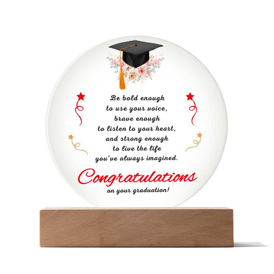 Congratulations Graduate | Acrylic Graduation Keepsake Plaque