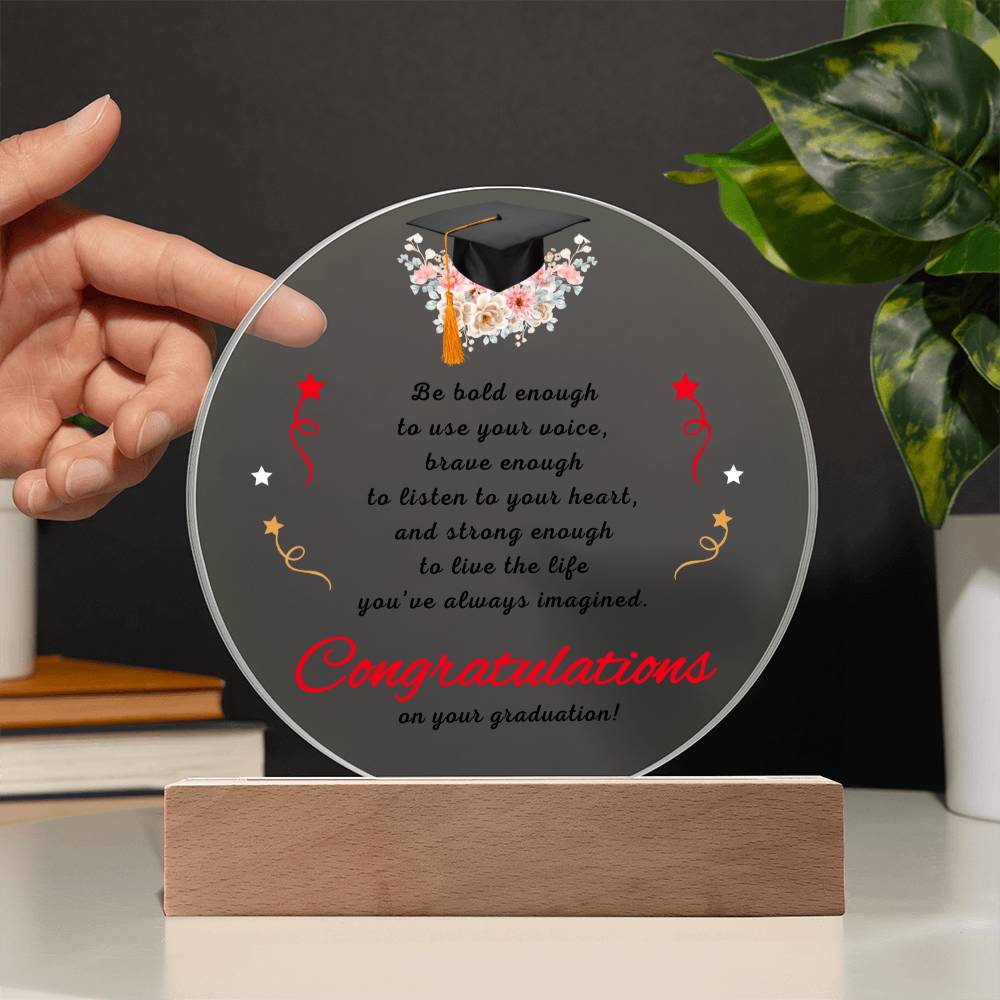 Congratulations Graduate | Acrylic Graduation Keepsake Plaque
