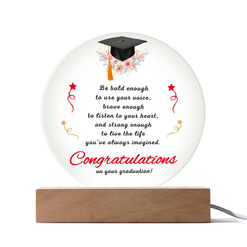 Congratulations Graduate | Acrylic Graduation Keepsake Plaque