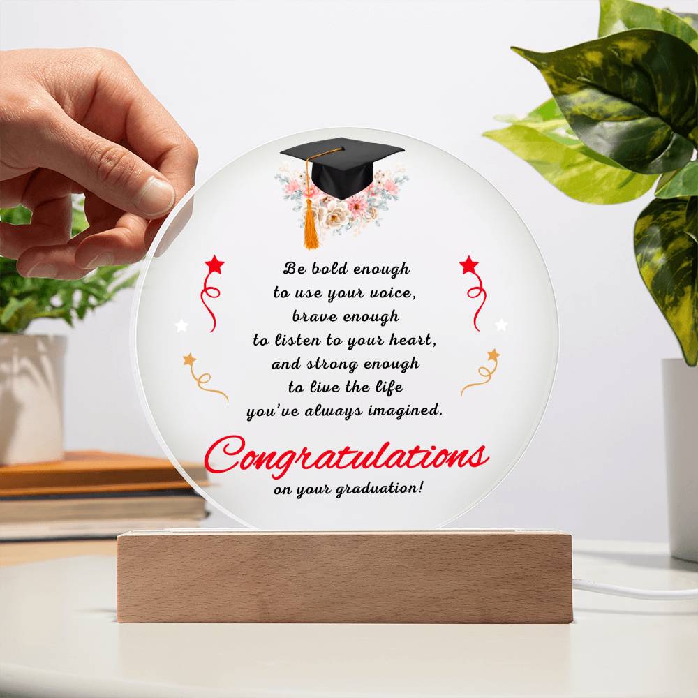 Congratulations Graduate | Acrylic Graduation Keepsake Plaque