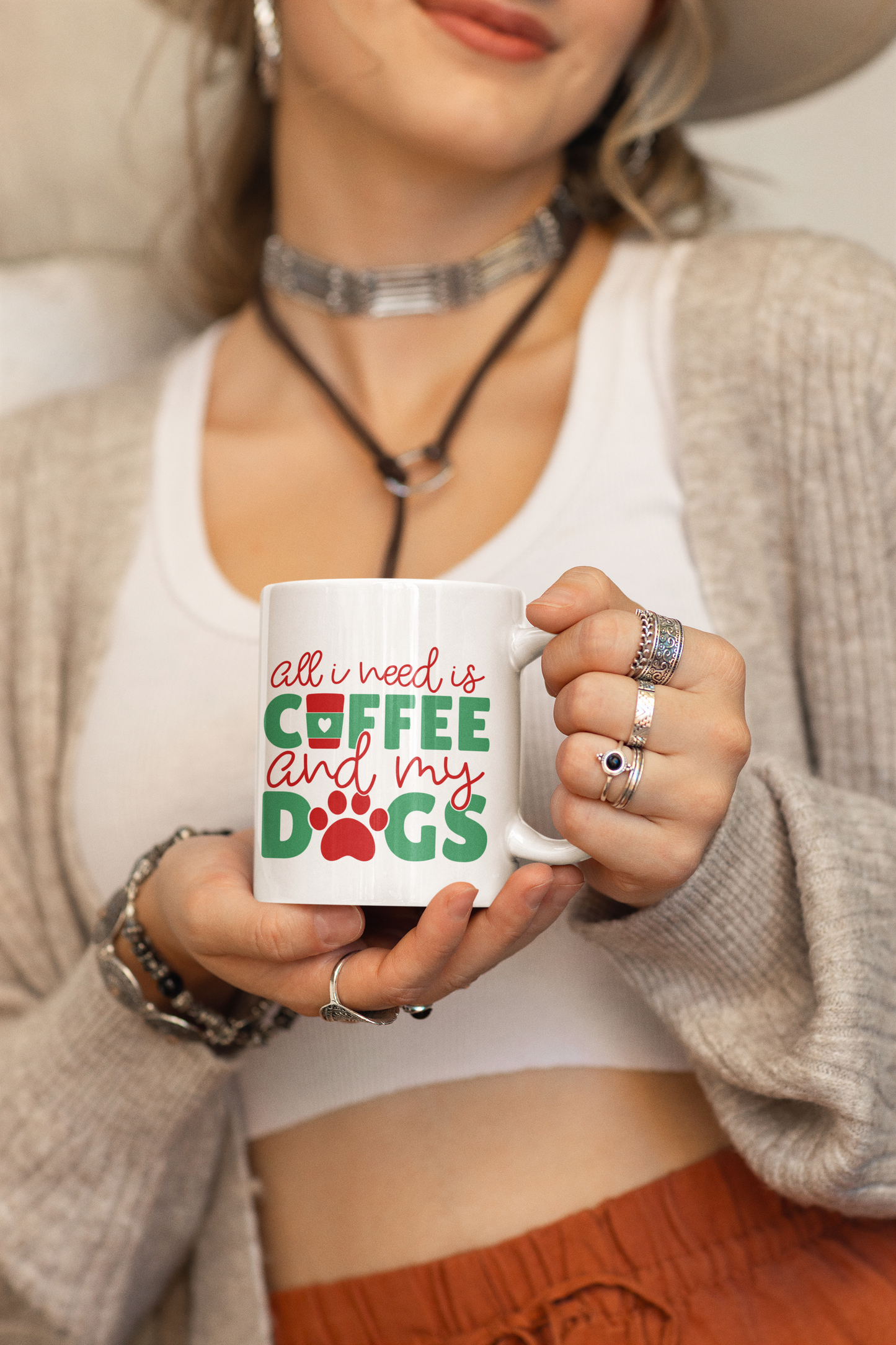 All I Need Is Coffee | And My Dogs |11oz / 15oz White Mug